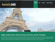 Tablet Screenshot of hotels365.com